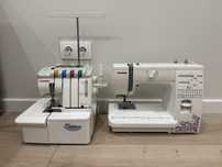 Швейная машинка Janome Q23V и оверлок Janome MyLock 784