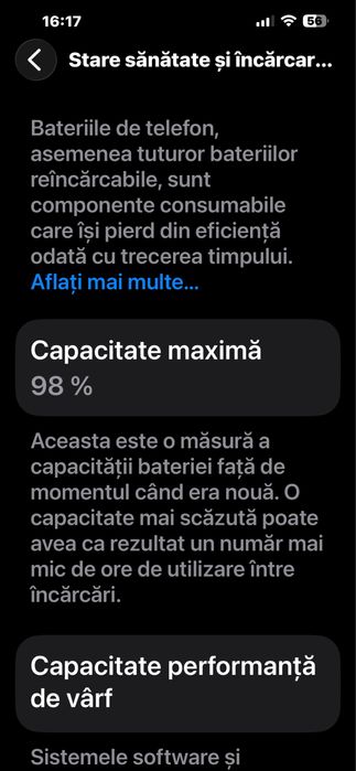 Telefon mobil Apple iPhone 14 Plus, 128GB, 5G, impecabil.
