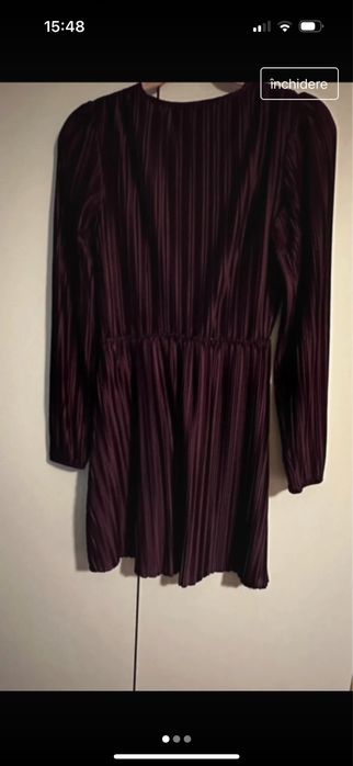 Rochie zara mov marimea s