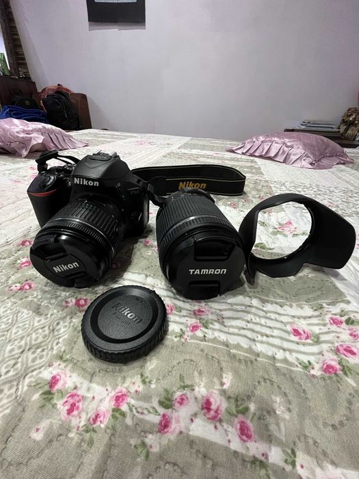 Фотоапарат Nikon D5600+обектив AF-P DX NIKKOR 18-55mm + обектив TAMRON