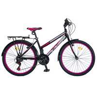 Bicicleta MTB Dame Vision Elegance Culoare Negru/Roz Roata 26" Otel