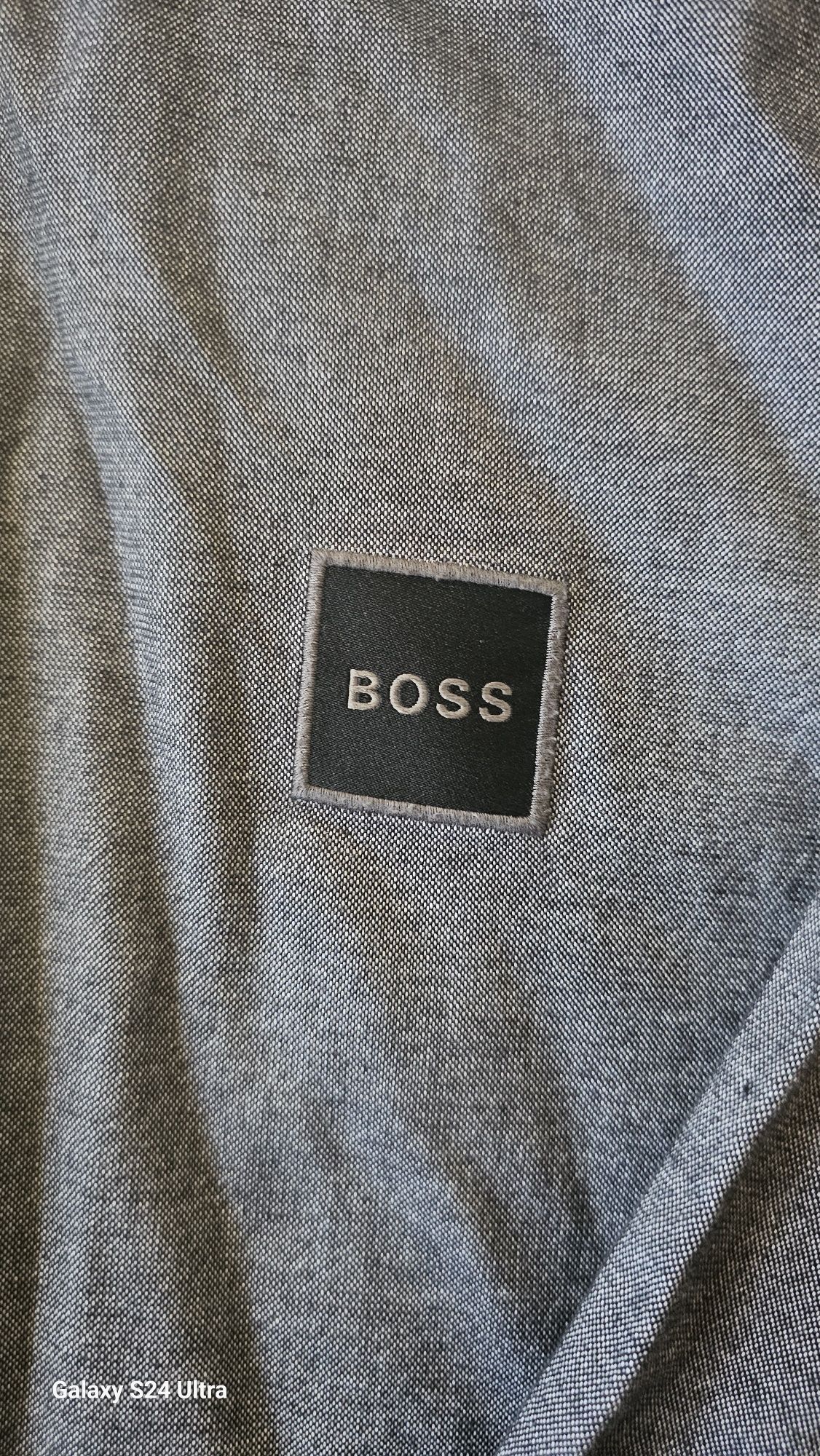 Оригинална официална мъжка риза Hugo Boss с дълъг ръкав
