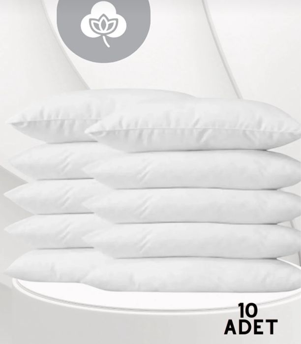 Продам комплект белоснежные наволочки из хлопка. Пооизводство Турция