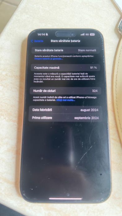 iPhone 16 pro max gold rose