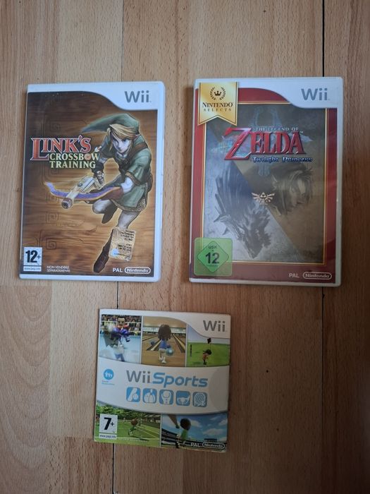 Legend of zelda Twilight Princess/Link's Crossbow, Wii sports Resort e