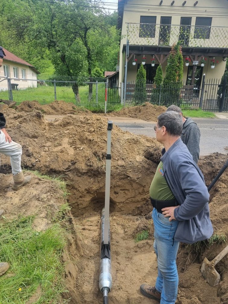 Subtraversari sosele drumuri betonate  foraj orizontal