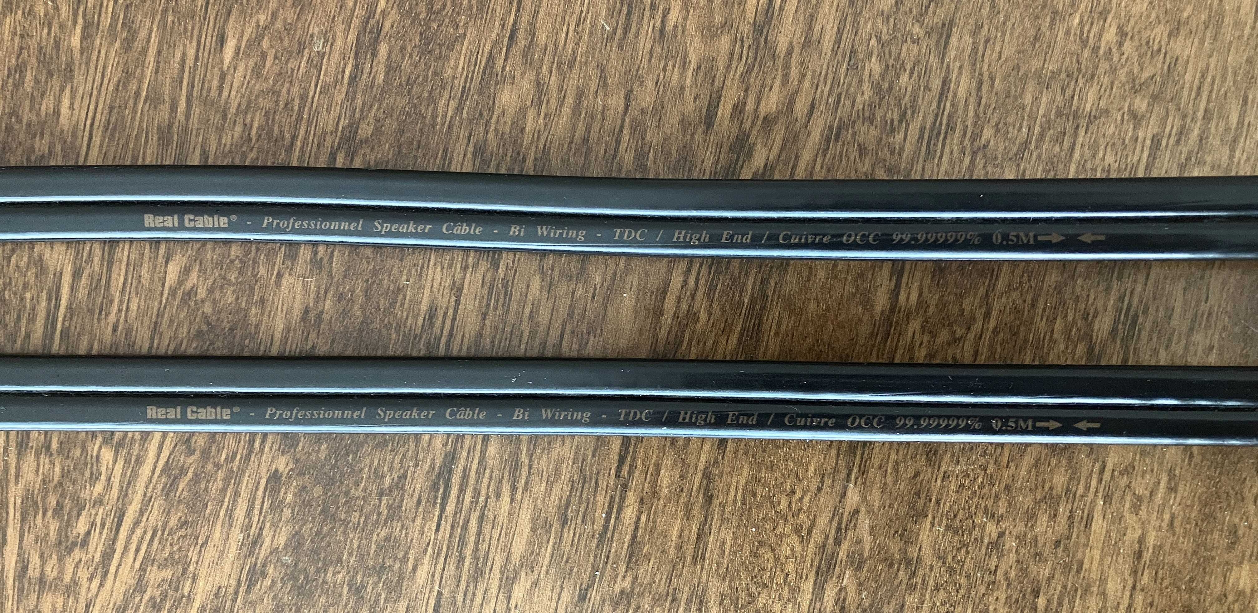 Real Cable speaker cable Bi-Wire OCC