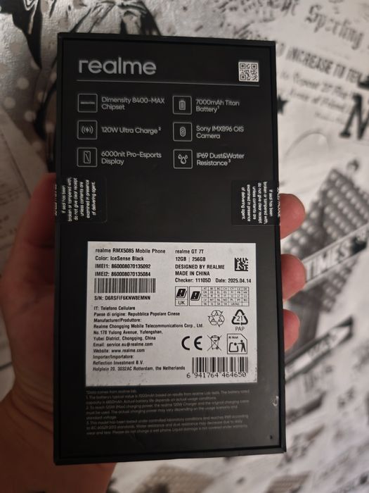 Realme GT 7T 5G 256gb