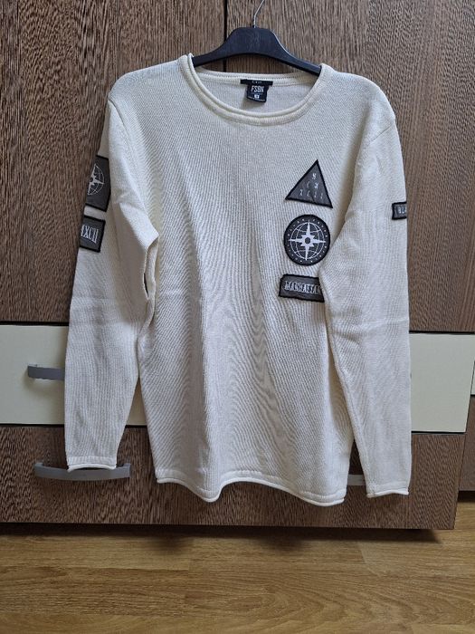 Bluză albă bărbați