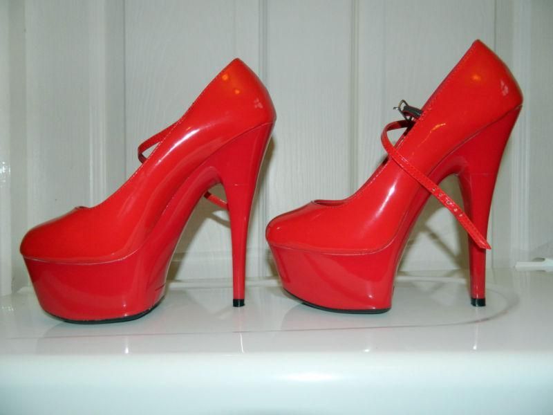 Super Sexy Killer Red pantofi cu platforma nr 37 Noi !!!