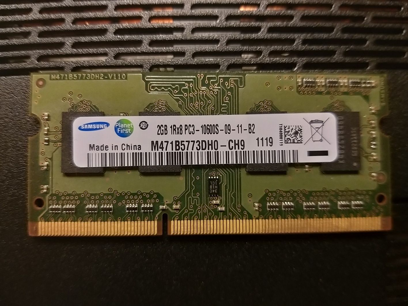 2gb PC3 ddr3 1333 Samsung pt laptop