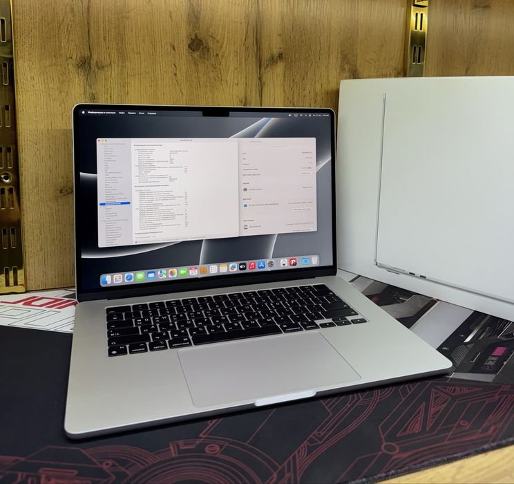 Macbook Air M2 15inch 100% ёмкость