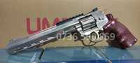 Cel mai puternic Revolver Airsoft 4J Ruger SuperHawk 8" silver CO2