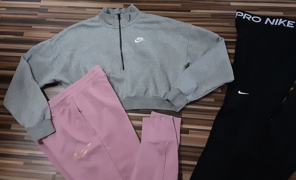 (S) NIKE PRO оригинални клинове(35лв) и екип NIKE (90лв)