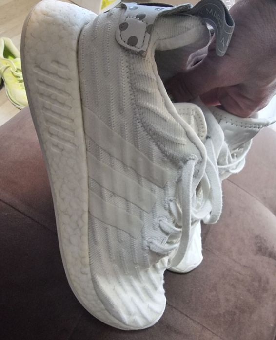 Adidas NMD R2 primeknit triple размер 41 1/3