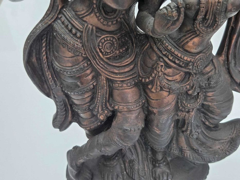 Statuie vintage asiatica Krishna si Radha