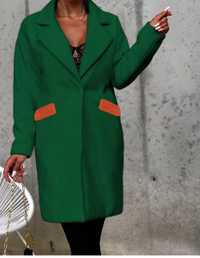 Дамско палто в зелено