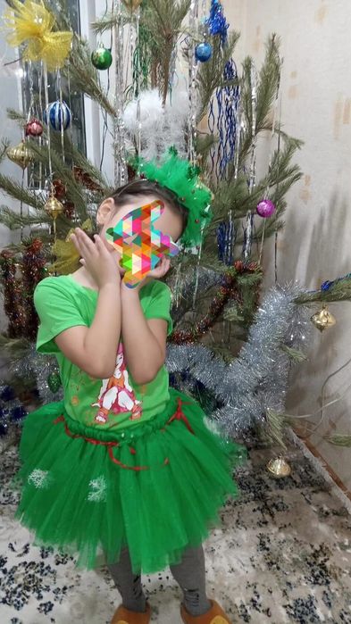 Костюм елочки на 4-5лет
