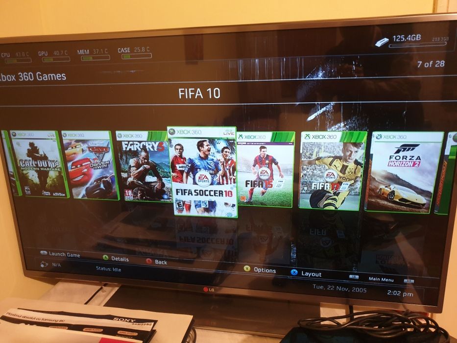 360 xbox  modat în service LG