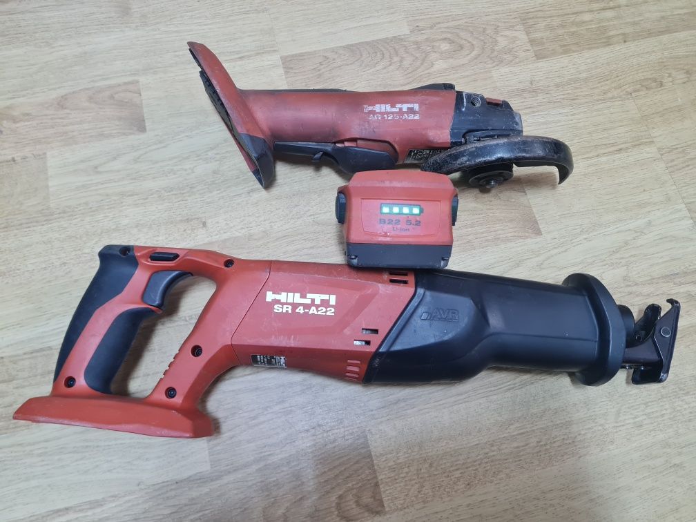 Flex Hilti AG 125 A22 Ferăstrău sabie Hilti SR 4 A22