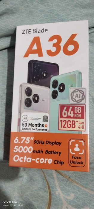 Cмартфон ZTE Blade A 36