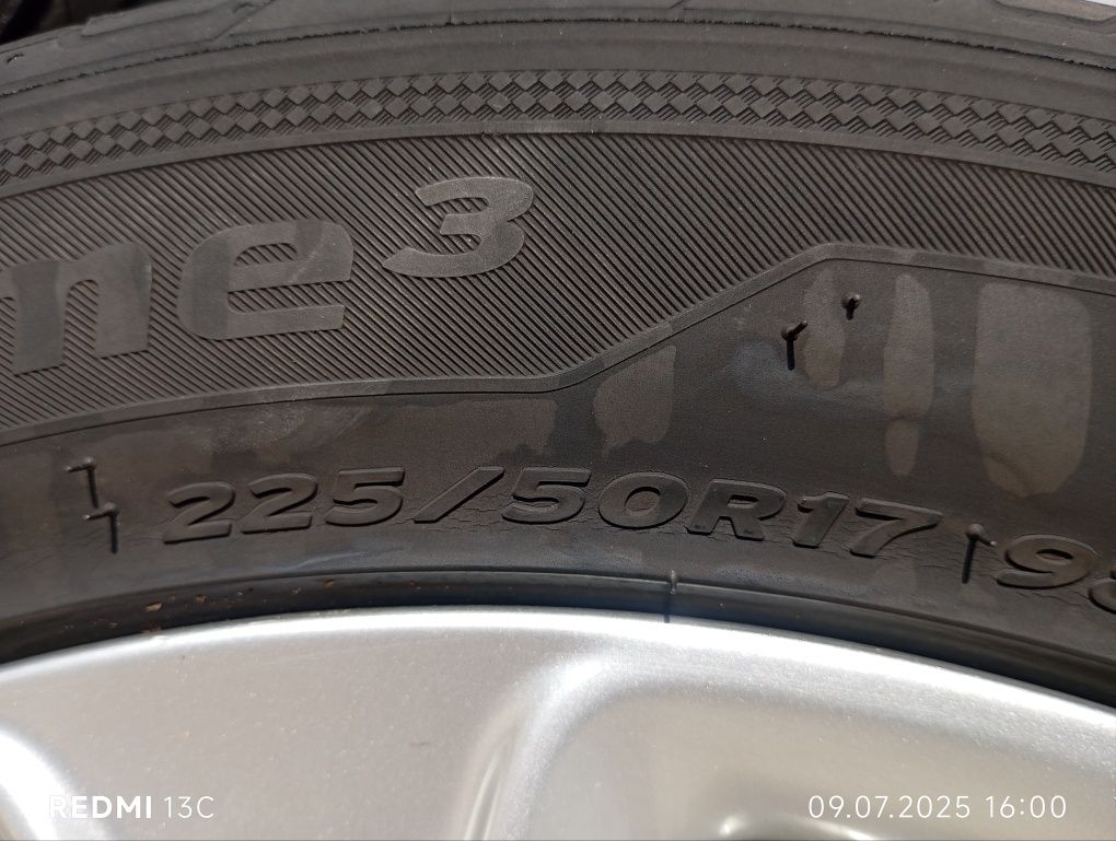 Оригинални Джанти с гуми  Ауди Audi 17"