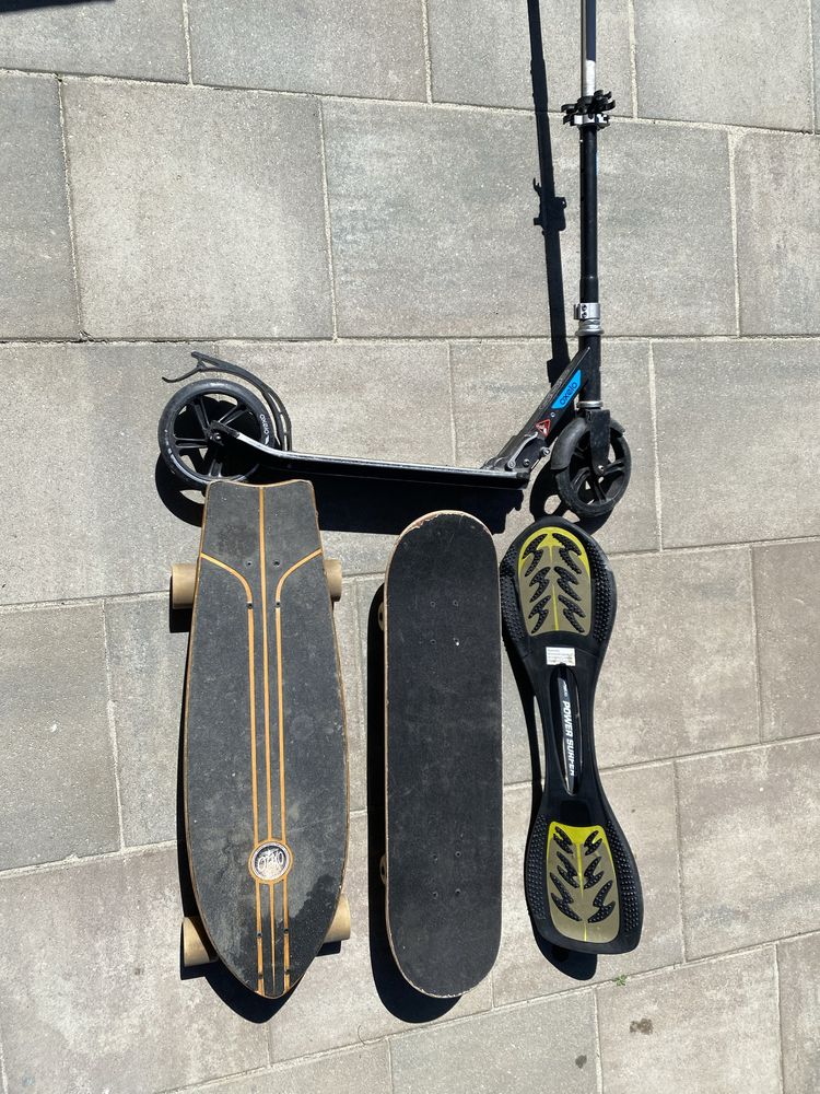 Vand skatebord, trotineta, longbord