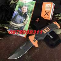 Уникален Сгъваем Нож Gerber Bear Grylls за оцеляване с калъф ножове