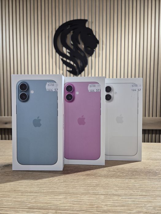 iPhone 16 Plus 128gb Teal/Pink/White Neverlocked Sigilat/Fact+Garantie