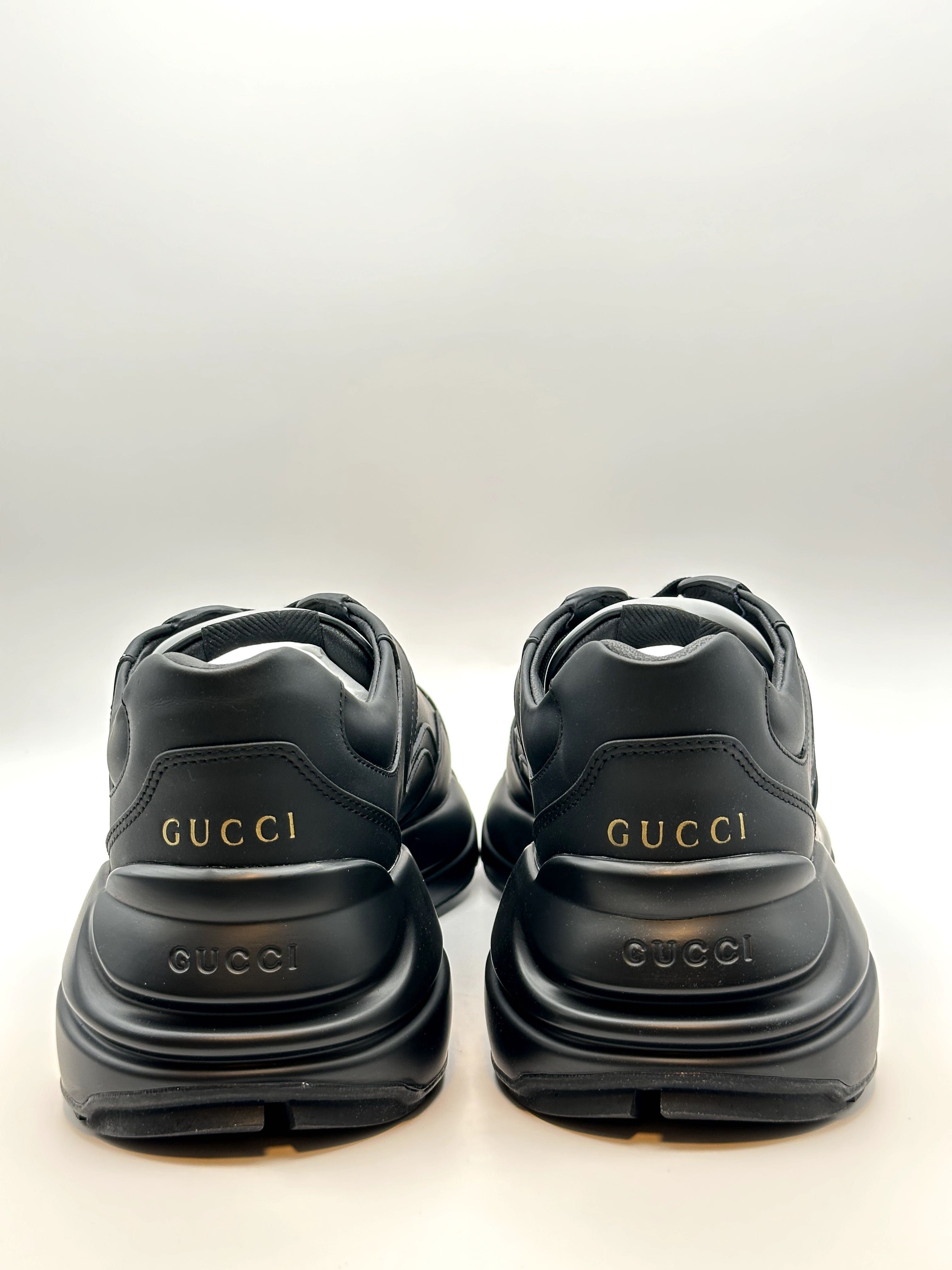 Gucci Rhyton Full Black Sneakers
