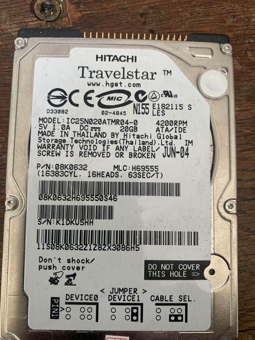 Hard laptop sata si ide