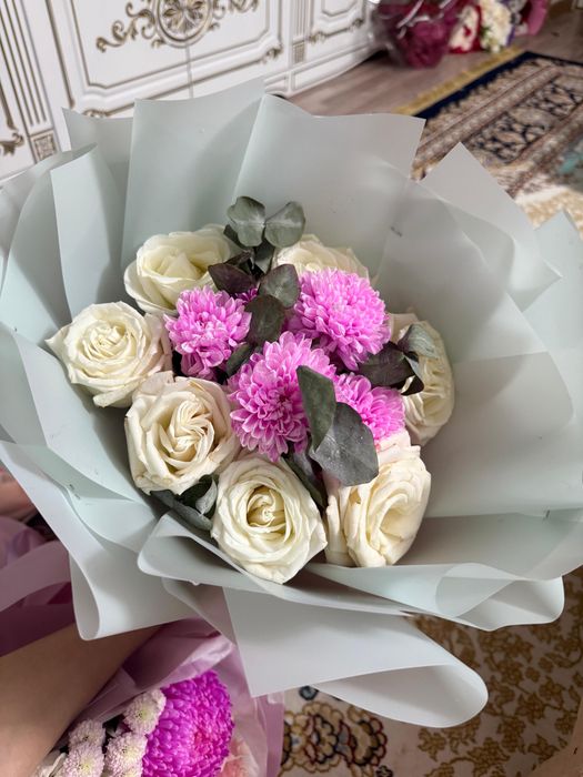 Цветы после мероприятия