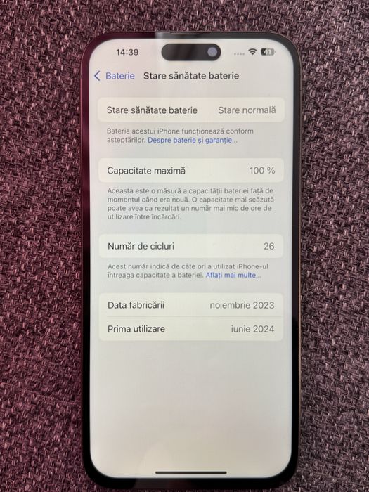 Vand iPhone 15 Pro Max