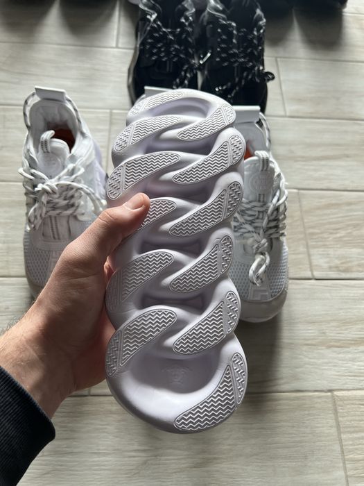 Adidasi Versace Chain Reaction Noi Marime 38 39 40 42 43 Alb Negru