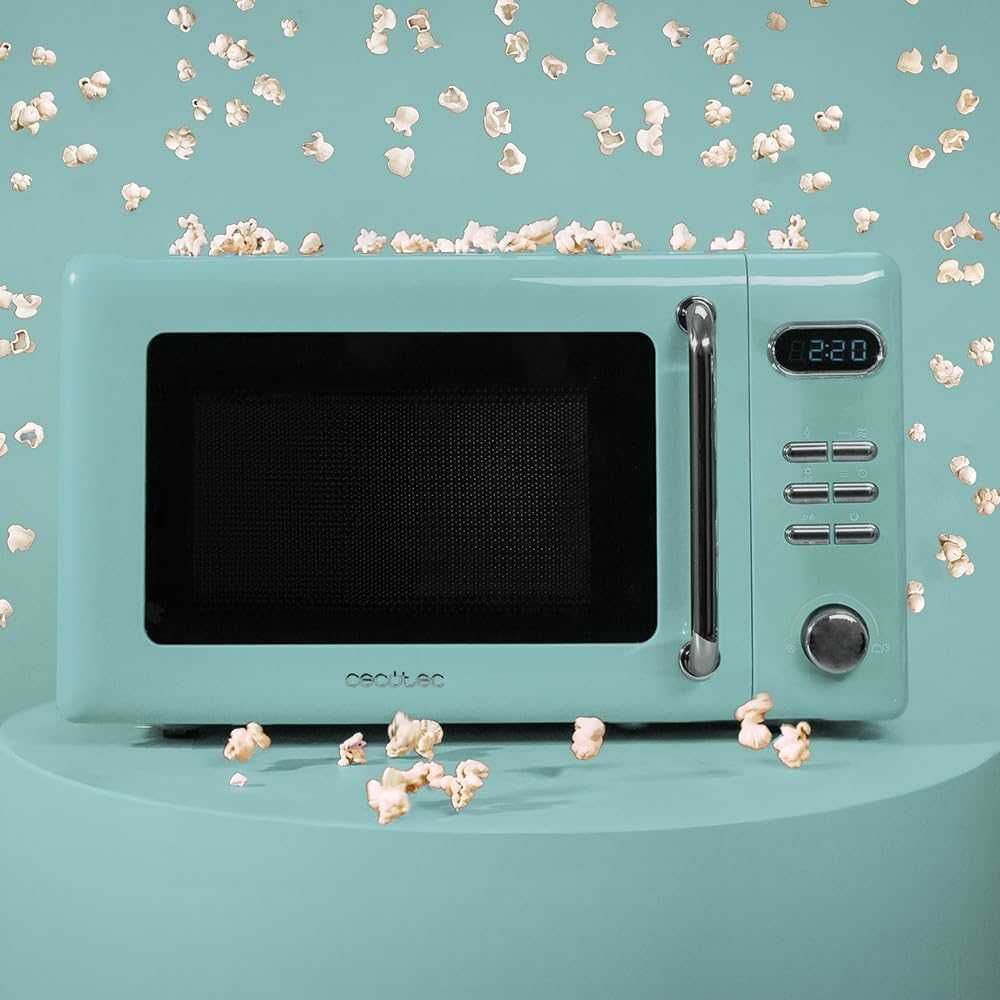 Микровълнова печка с грил Cecotec Proclean 5110 Retro Blue 700W