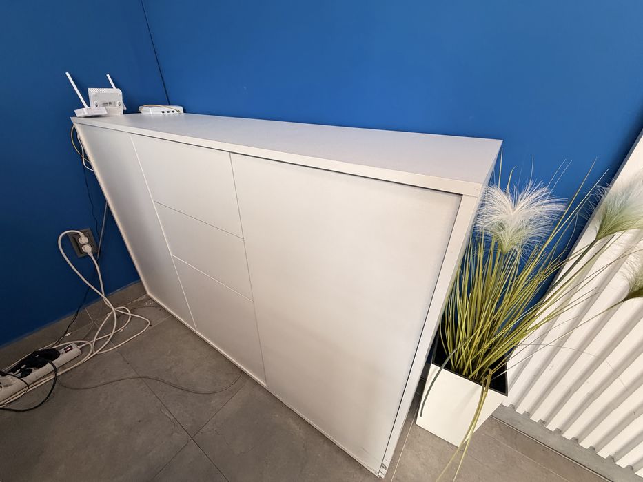 Офис Мебели - шкаф 2бр, бюро - 2бр, офис столове