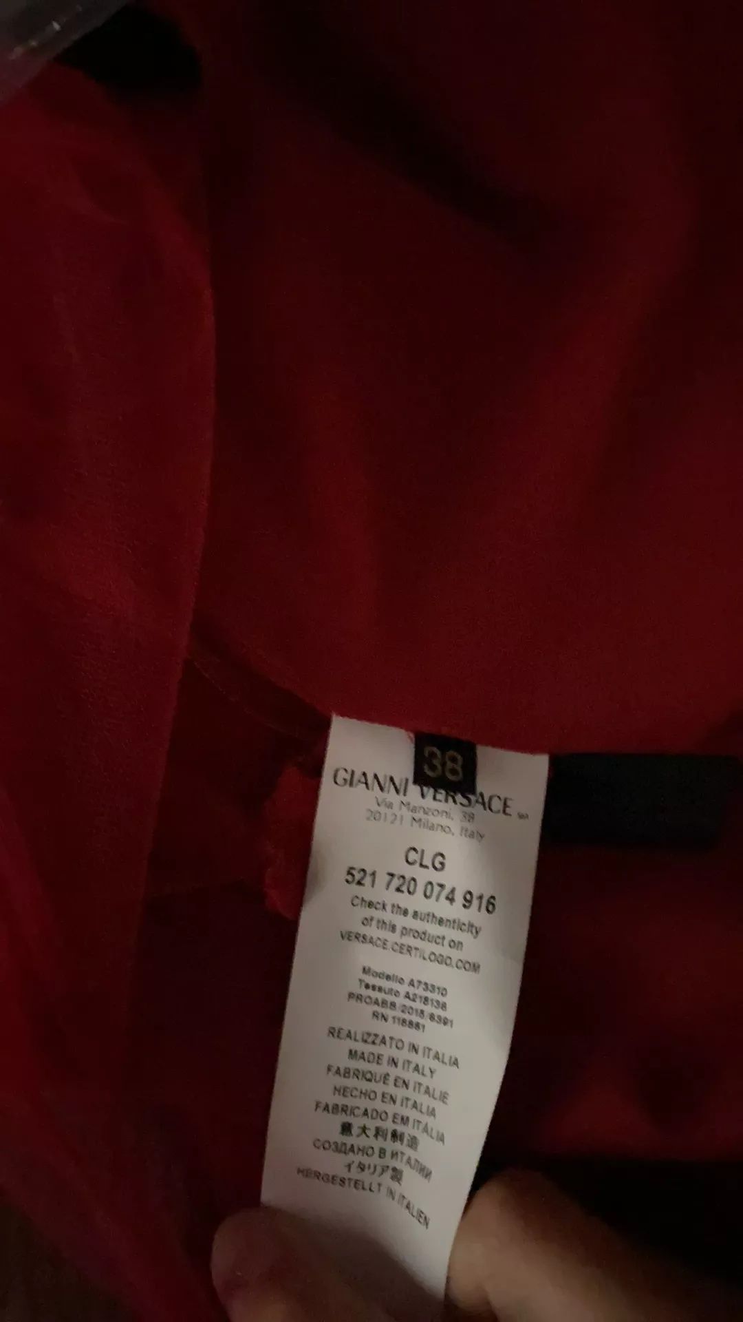 Vand rochie superba by Gianni Versace