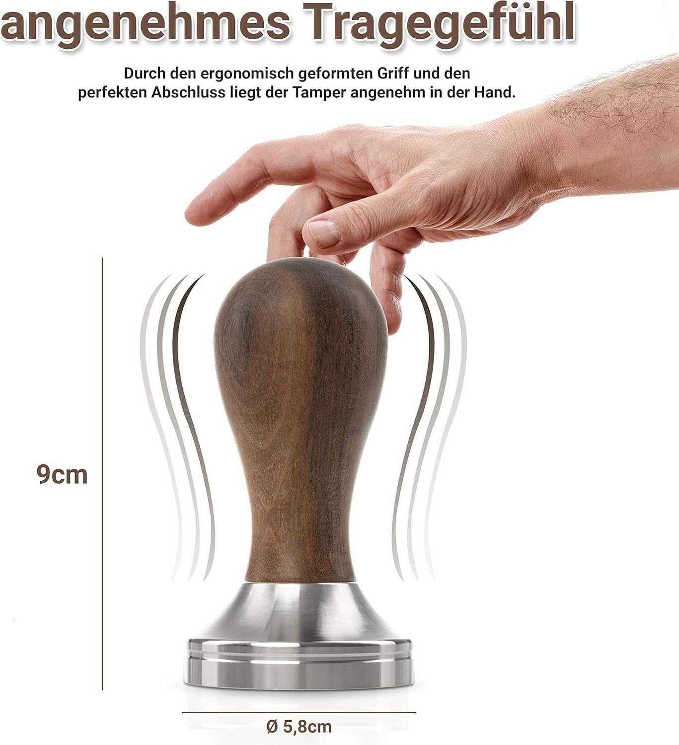 Тампер за кафемашина NOUTEN Premium Espresso Tamper 58 mm