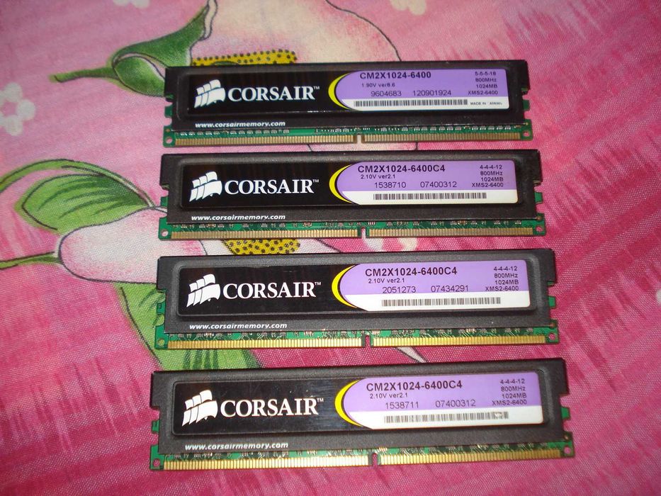 memorie ram calculator ddr2 800 mhz corsair xms 4gb