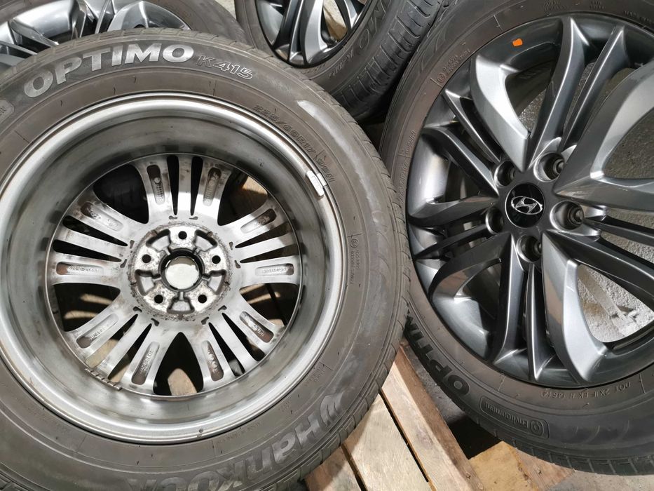 Jante Originale Hyundai IX35 / Tucson R 17 cu anvelope de vara