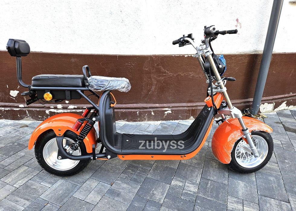 Scuter Electric City Coco Harley 20Ah 45kmh Fara Permis Full Led
