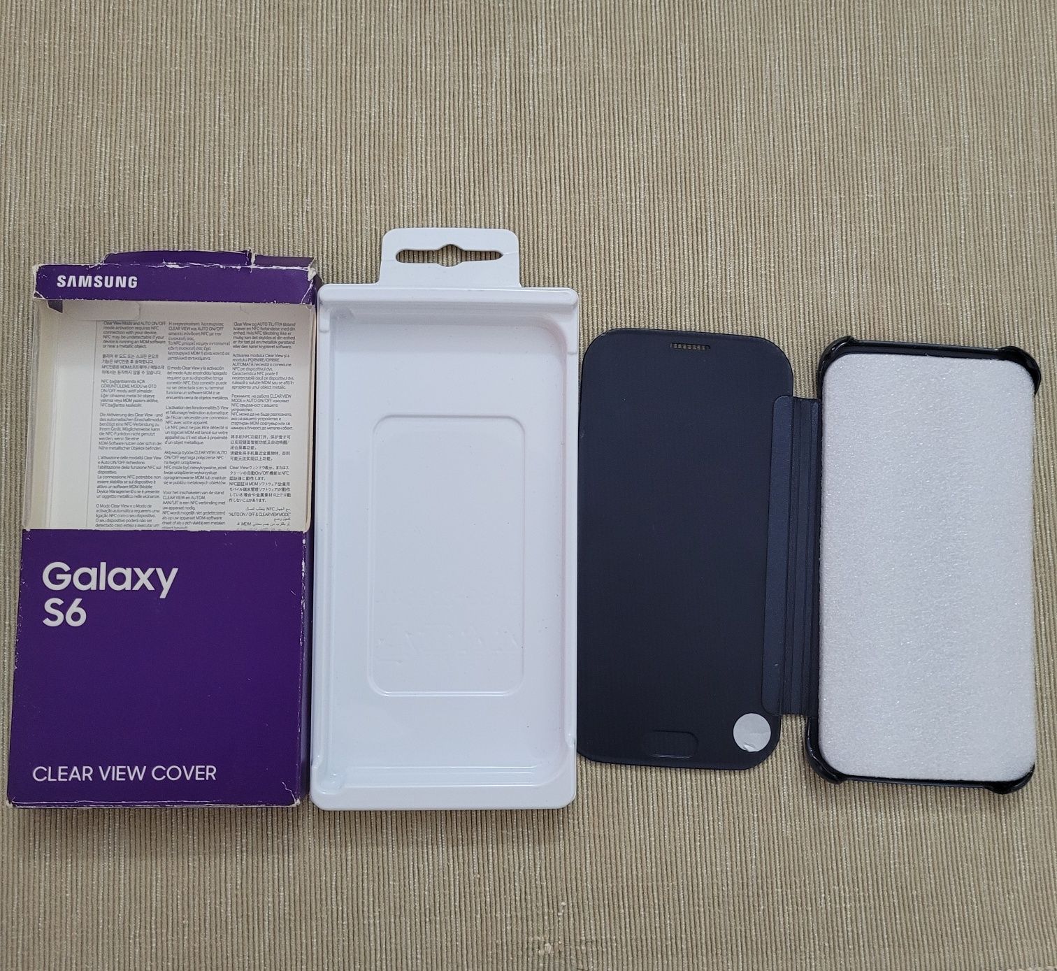 Husa Clrear View Cover Galaxy S 6