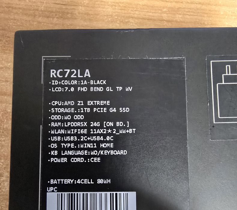 Consola portabila Asus Rog Ally X