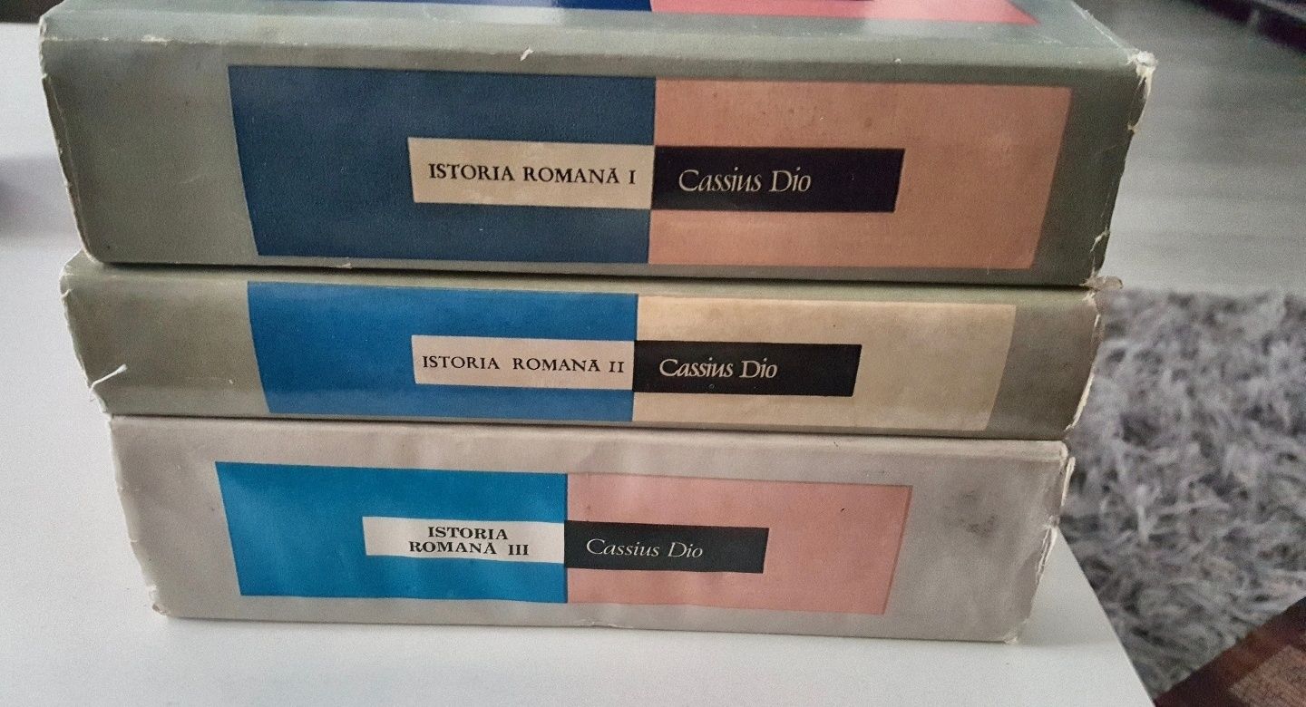 Set Istoria Romana, Dio Cassius, Complet, 3 vol, Cartonate