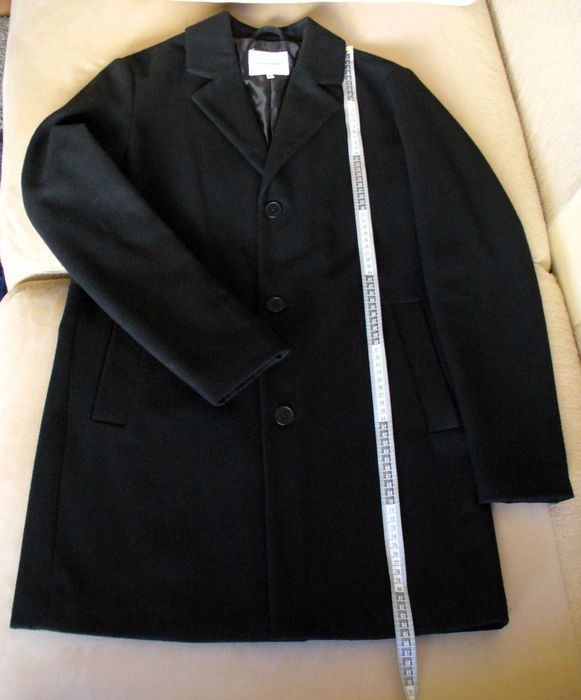 Преходно мъжко палто-JACK & JONES в черно