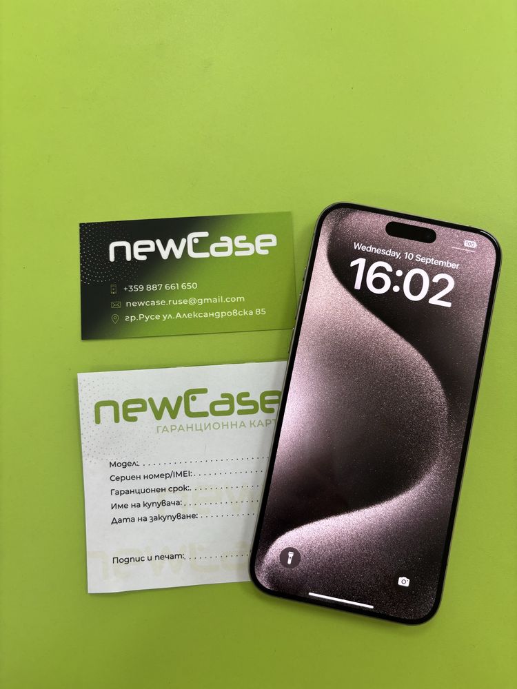 IPhone 15 Pro Max 256 GB 1400 лв. Лизинг през TBI