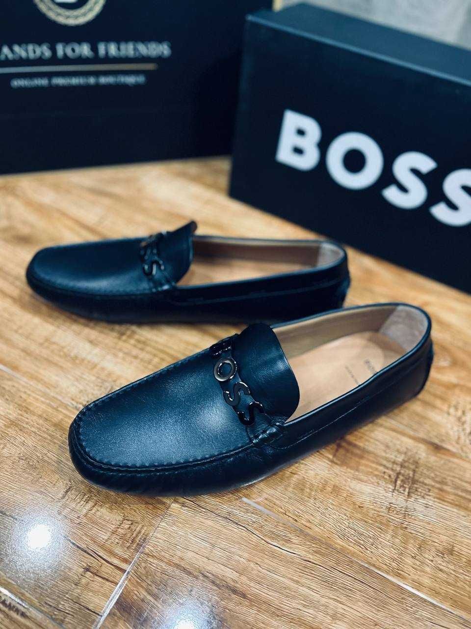 Boss кожаные мокасины Итальянского производства