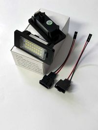 Set 2 lampi LED numar dedicate Canbus 6000k Audi A1 A6 A7 TT Q5 A4