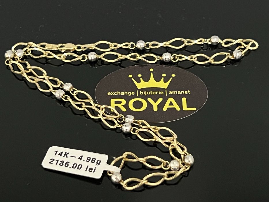 Bijuteria Royal CB : Lant aur 14k dama 4,98 grame