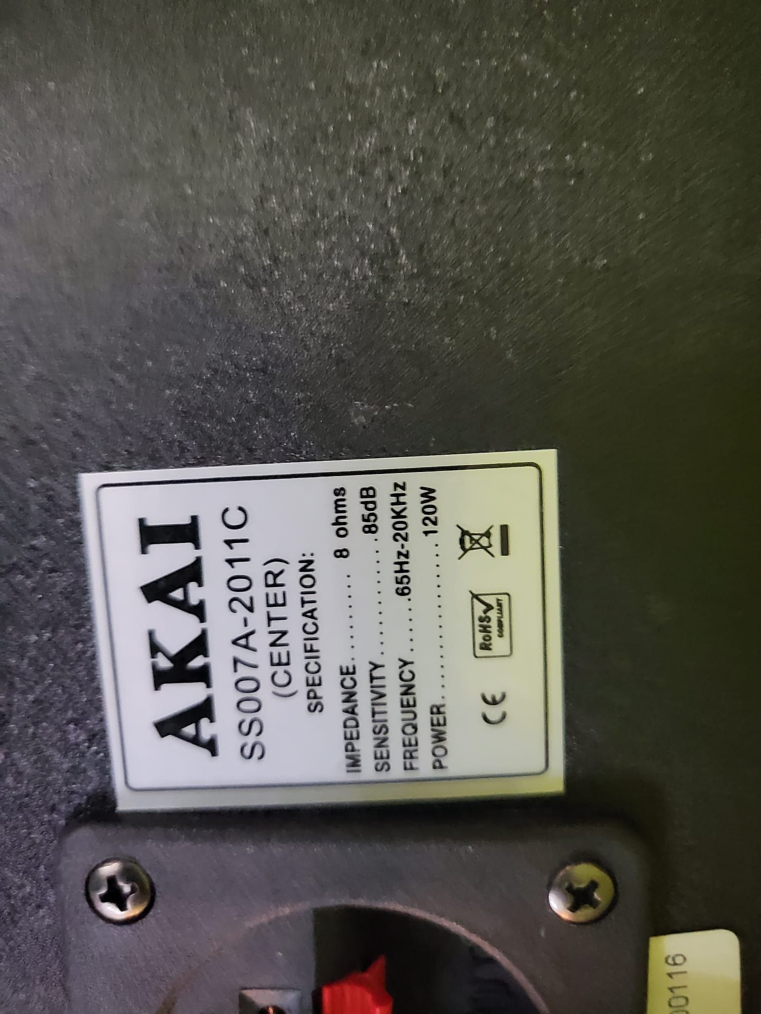 Sistem audio  Amplificator AKAI AS007RA-3351 si boxe SS07A-2011C